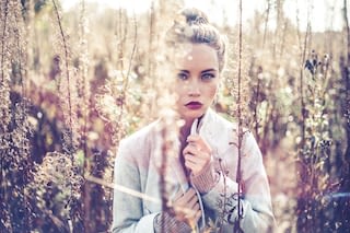 Young Woman Young and beautyful Woman in a fiel