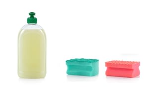 Cleaner and two sponges