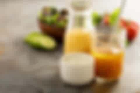 Variety of sauces and salad dressings Variety of sauces and salad dressings